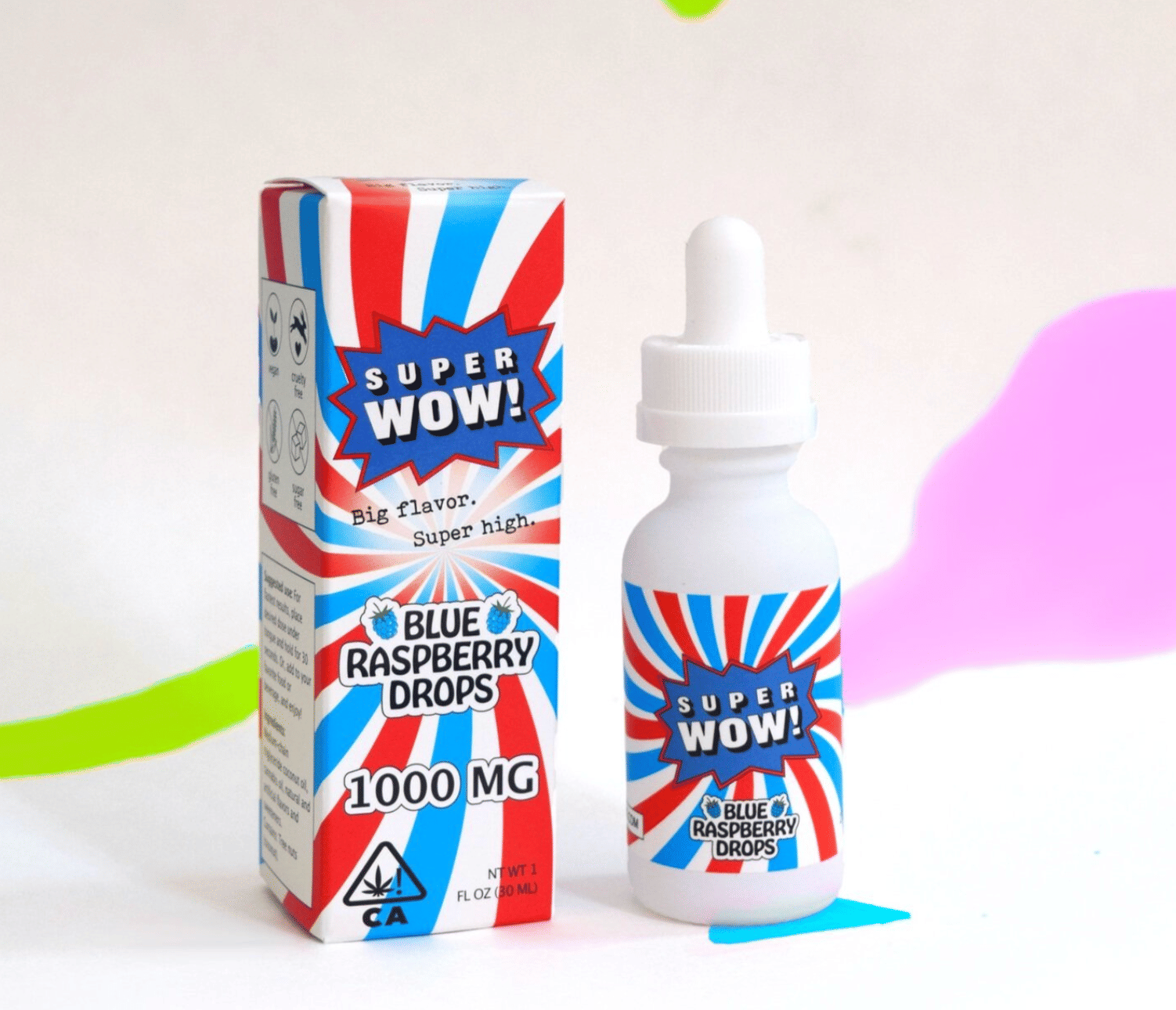 Superwow Blue Raspberry Drops - Proof -  - $42 - Tincture