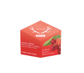 Indica Sour Cherry Gummy Pack - Wyld Gummies -  - $19 - Edible