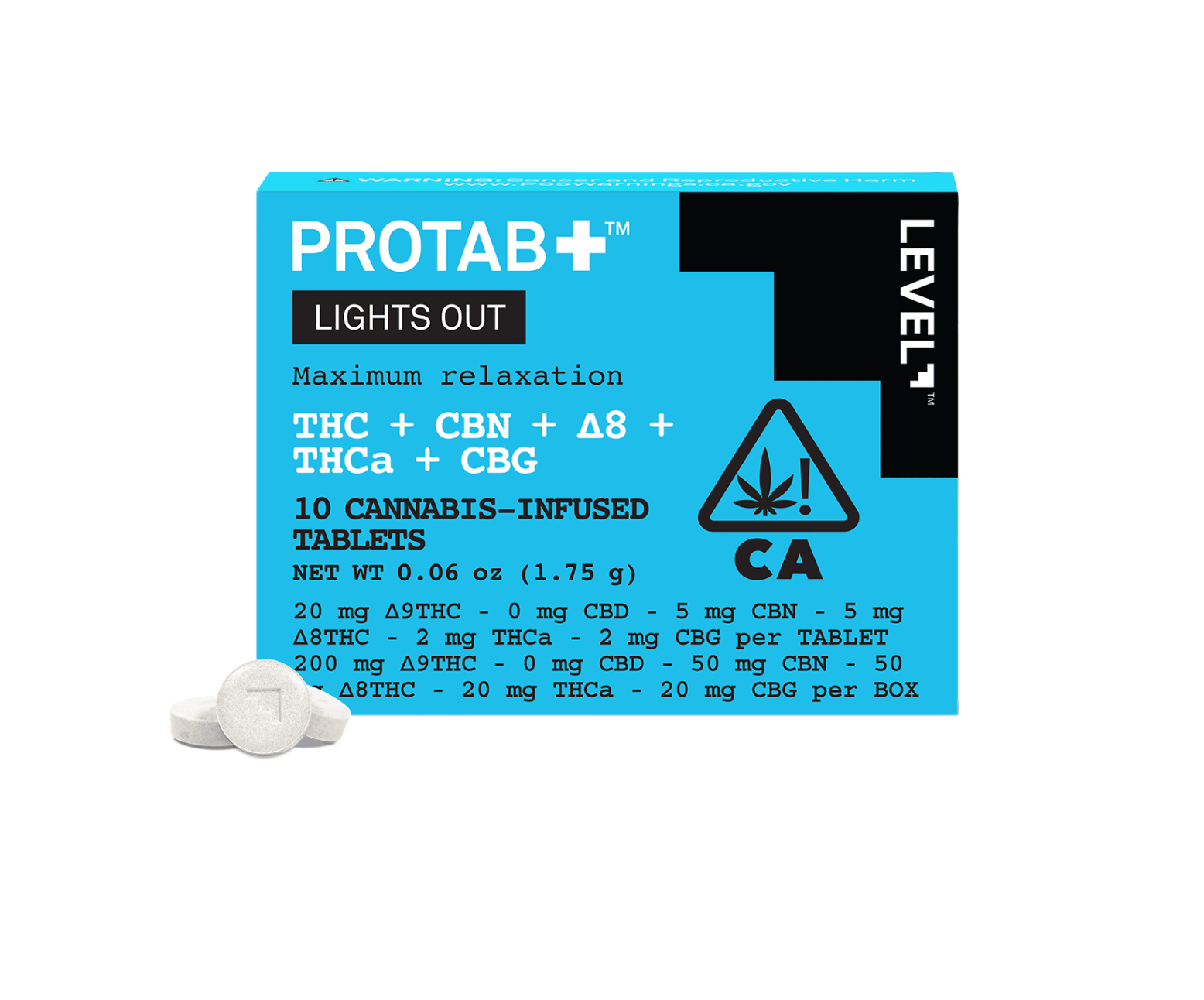 Protab+ Lights Out - Level -  - $28 - Capsules