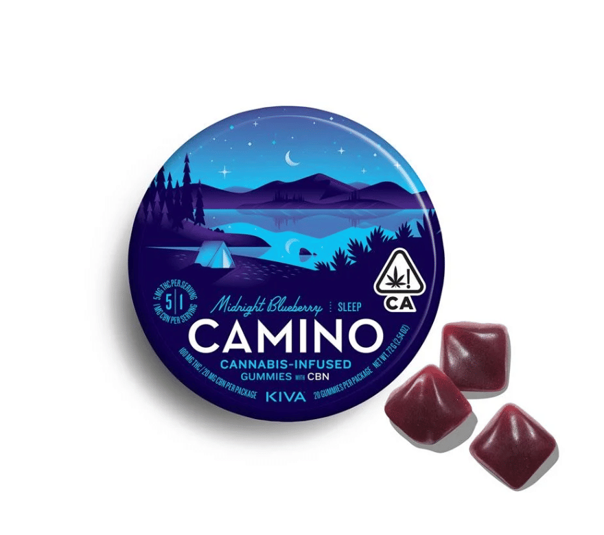 MIDNIGHT BLUEBERRY Sleep GUMMY 100MG - Camino -  - $19.35 - Edibles