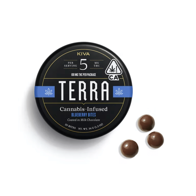 Kiva Confections: Milk Blueberries Terra Bites