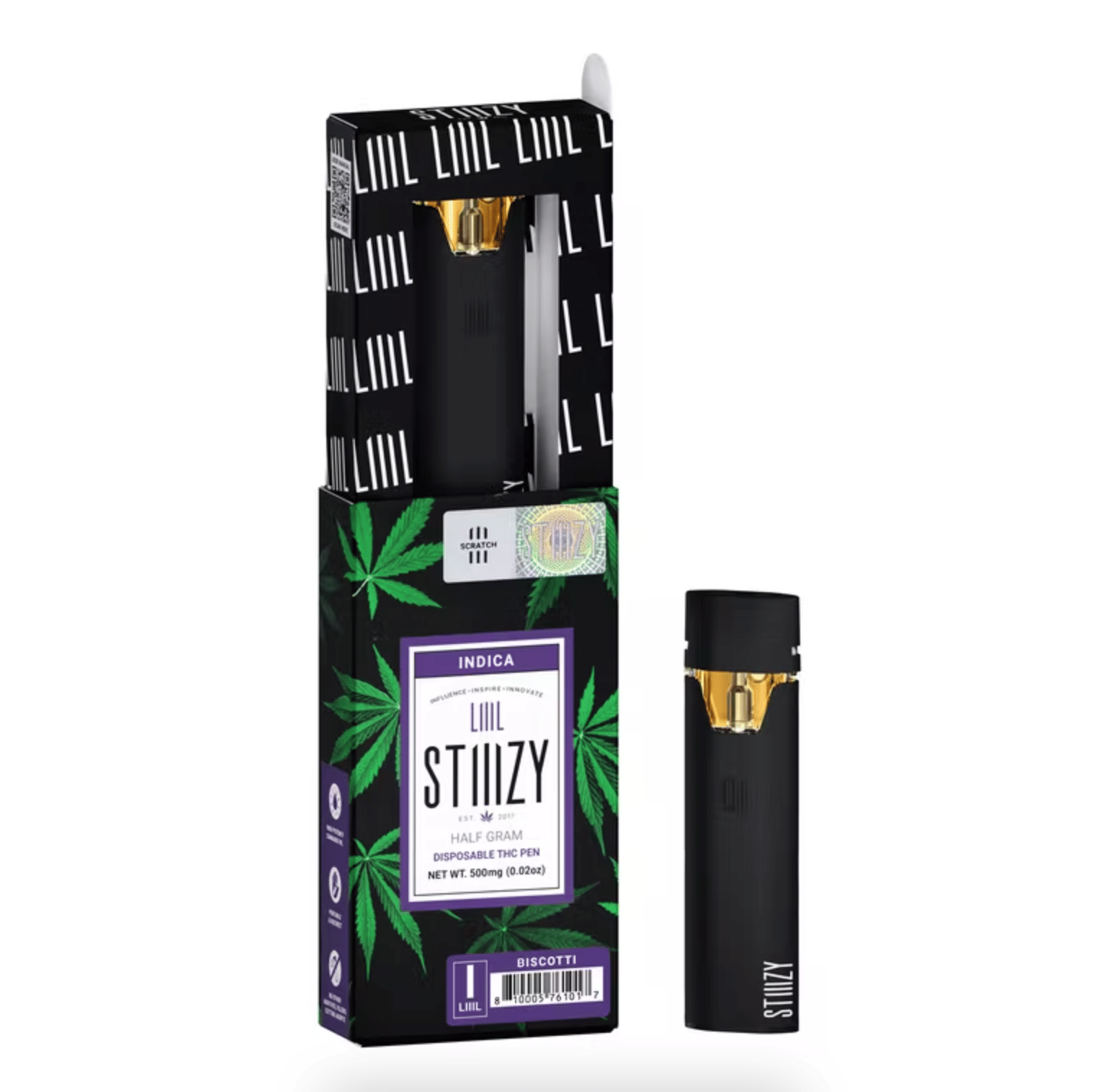 LIIIL Biscotti .5g Disposable - STIIIZY -  - $18.25 - Disposable Vapes