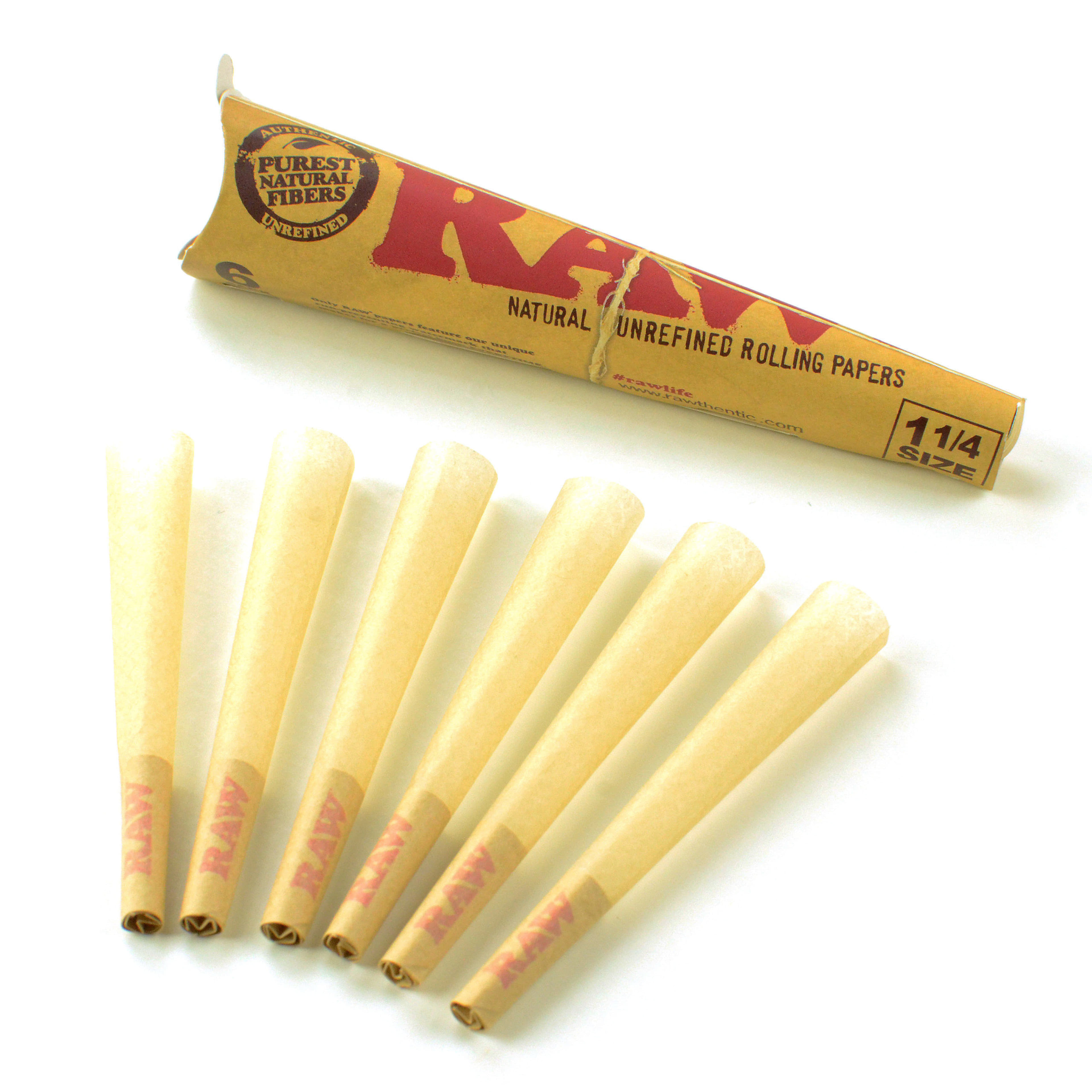 Raw Cones Classic 1 1/4 6 pack - Raw - - $6 - Accessories