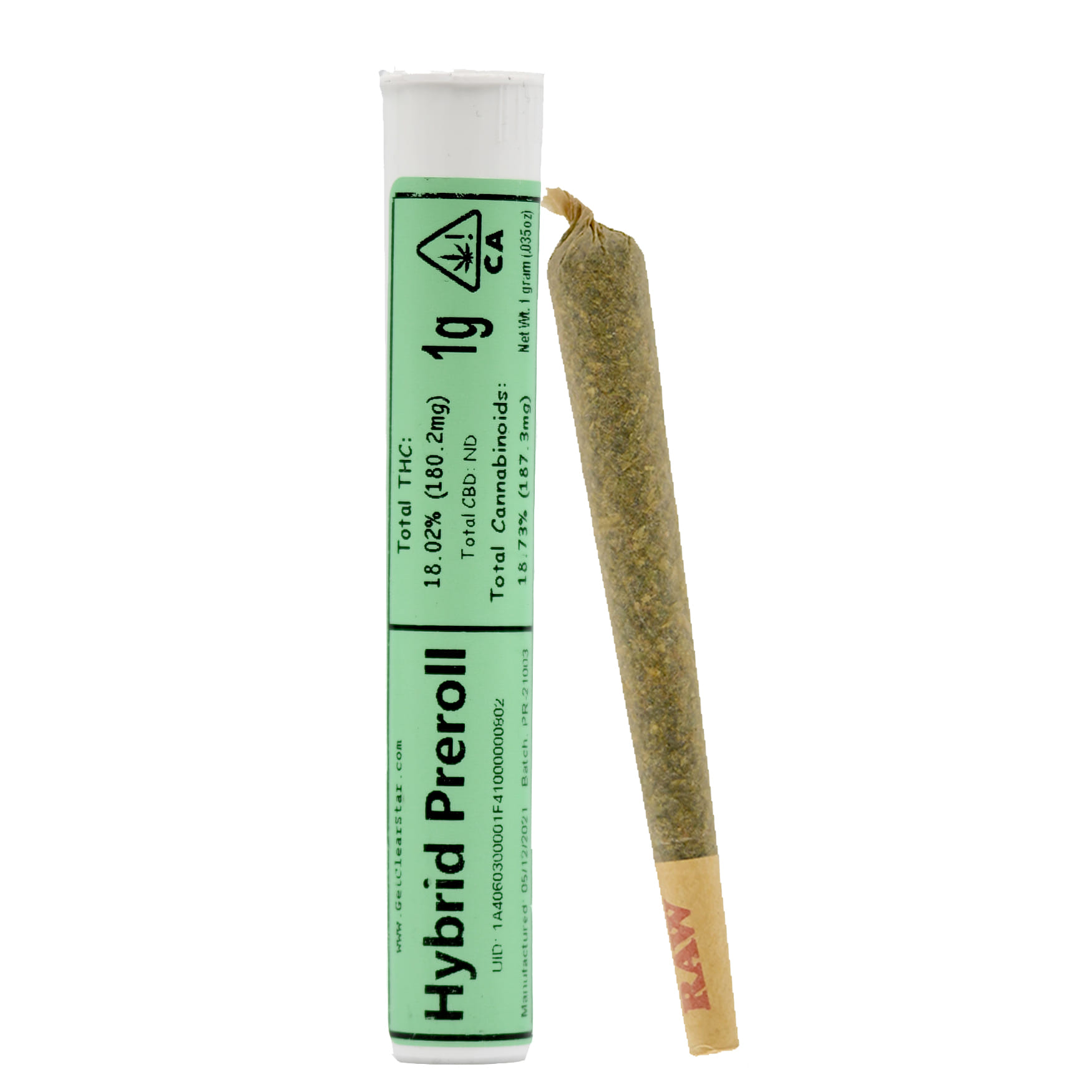 Clear Star Hybrid Preroll **SPECIAL PRICING** - Clear Star - 1g - $4 - Prerolls