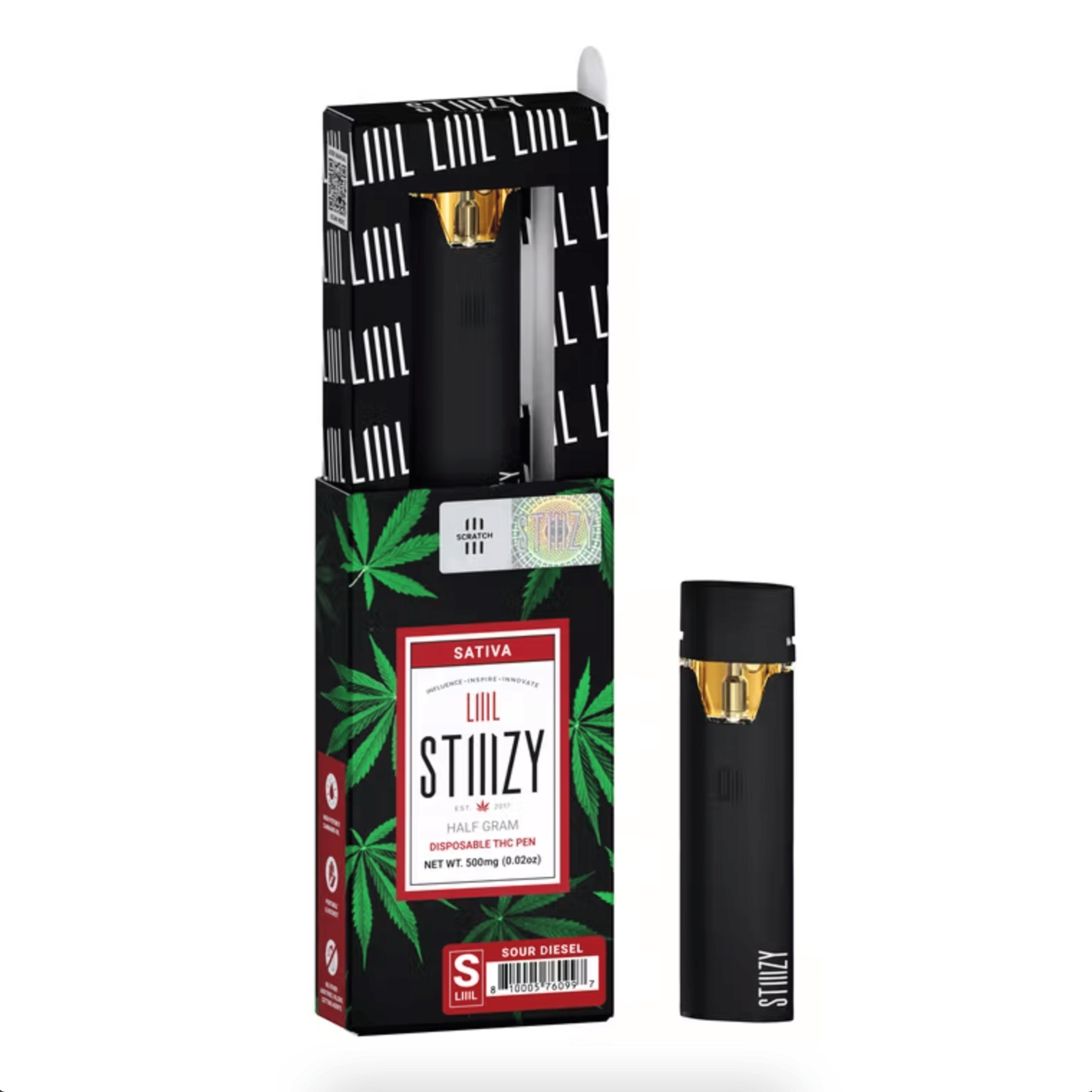 LIIIL Sour Diesel .5g Disposable - STIIIZY - - $18.25 - Disposable Vapes
