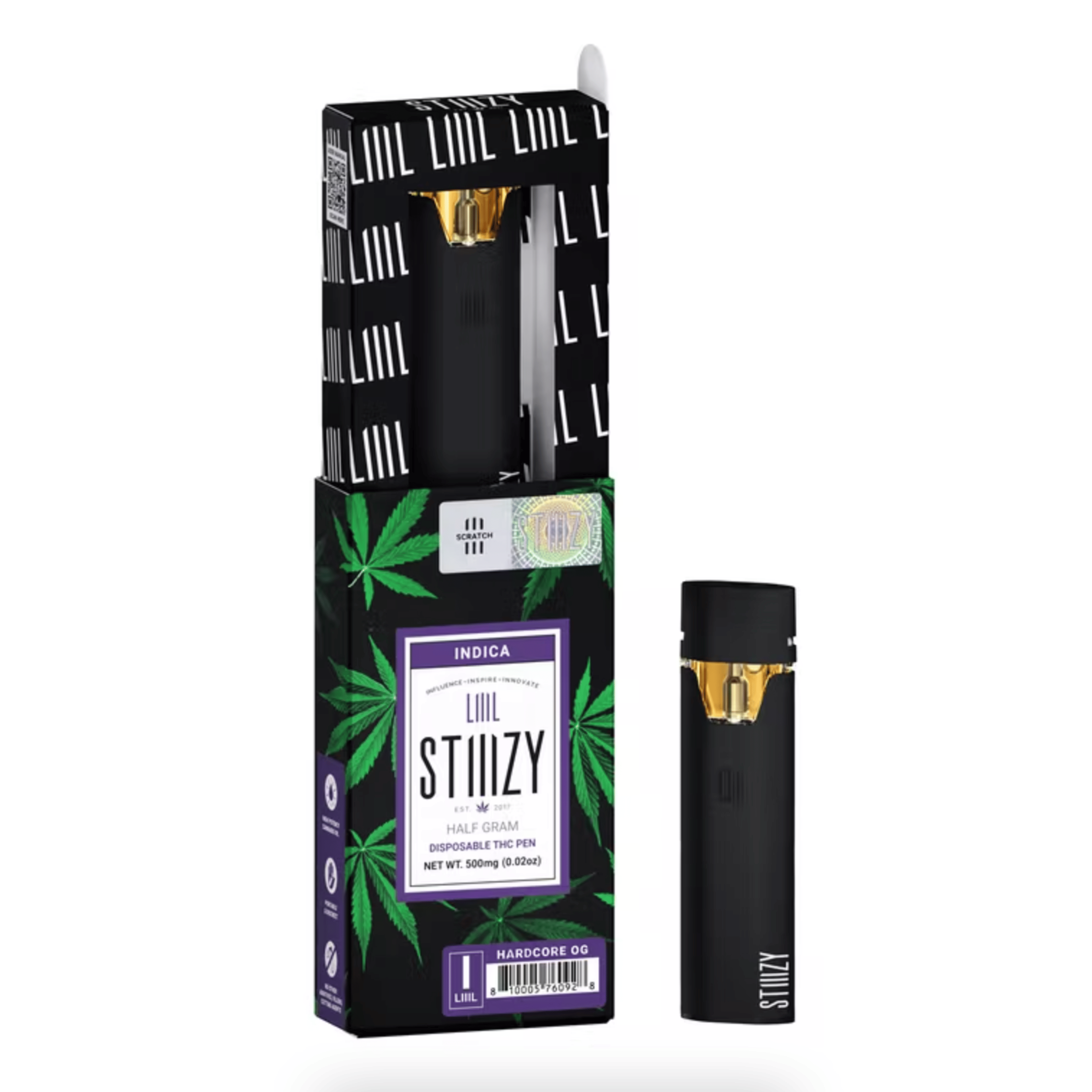 LIIIL Hardcore OG .5g Disposable - STIIIZY - - $18.25 - Disposable Vapes