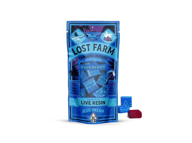 Kiva Confections: Blueberry Blue Dream Lost Farm Chews