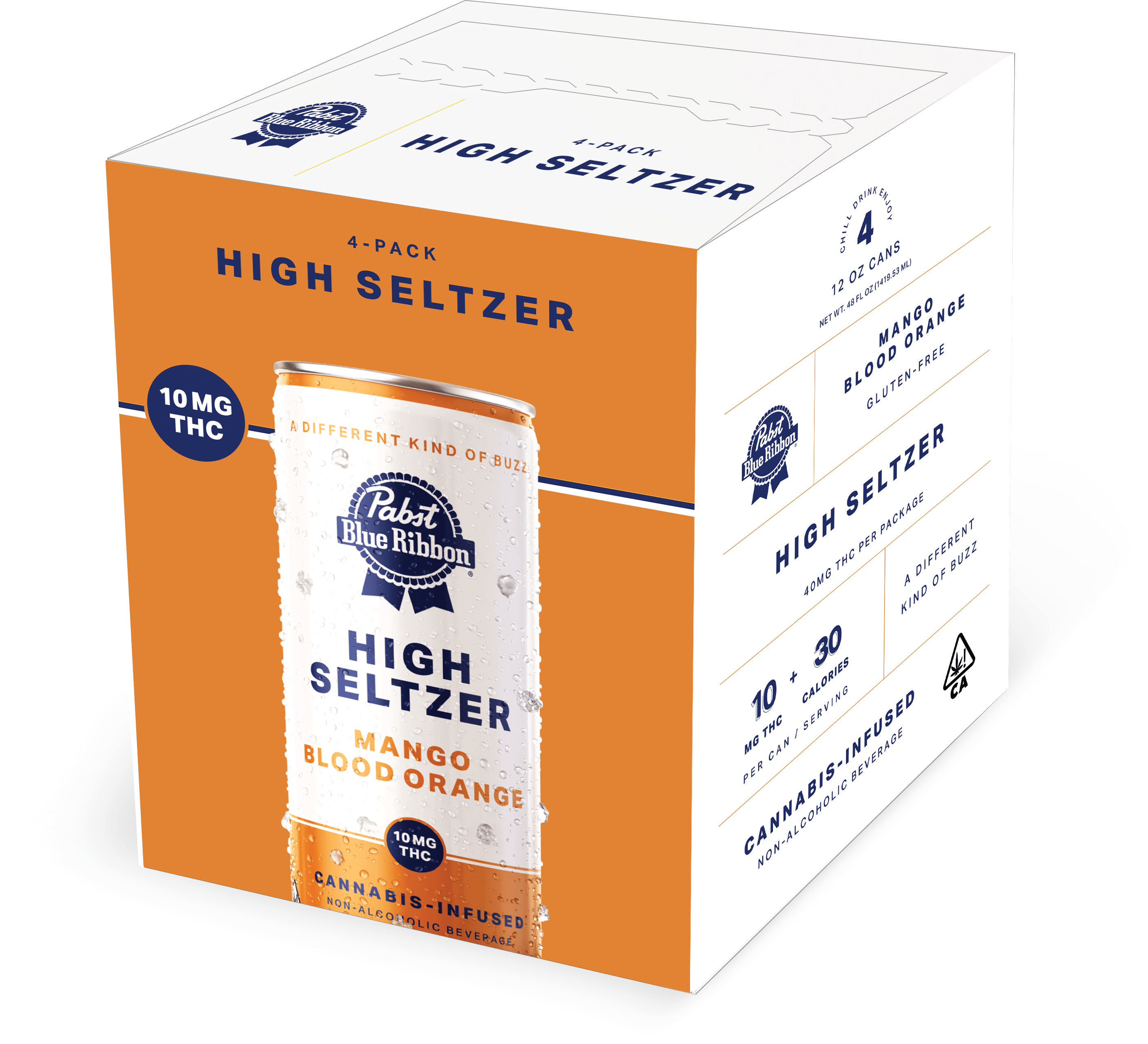 $22.14 4PK Pabst Blue Ribbon High Seltzer - Pabst Blue Ribbon - STRAWBERRY KIWI - $15.99 - Edibles