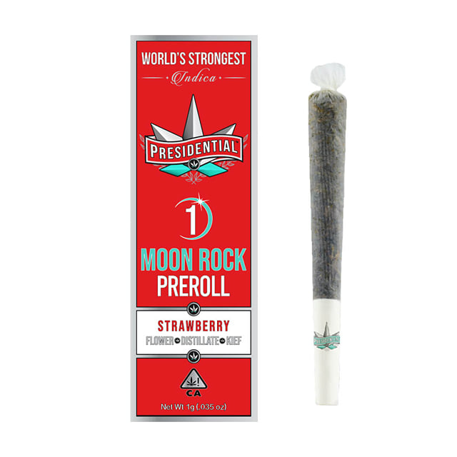 Strawberry Moon Rock Preroll 1g
