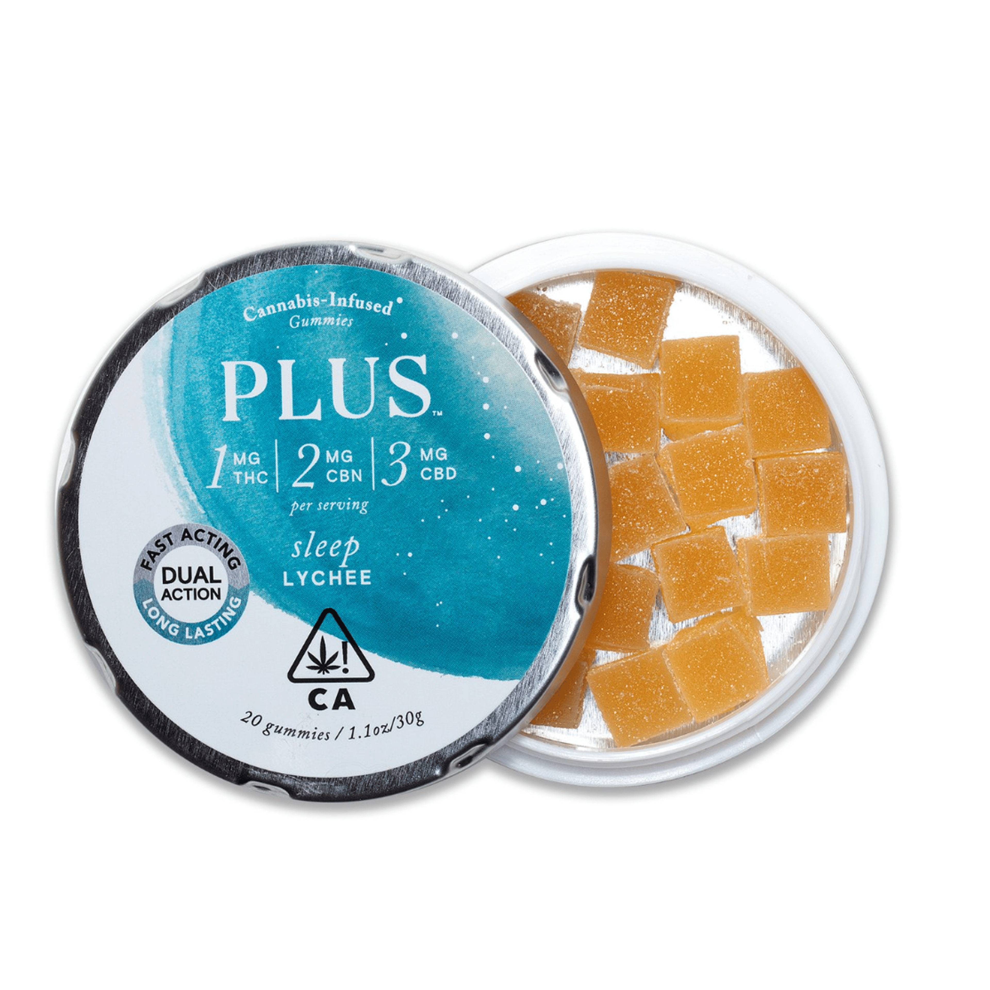 Lychee 1:2:3 (THC/CBN/CBD) - PLUS™️ Products - - $19 - Edible