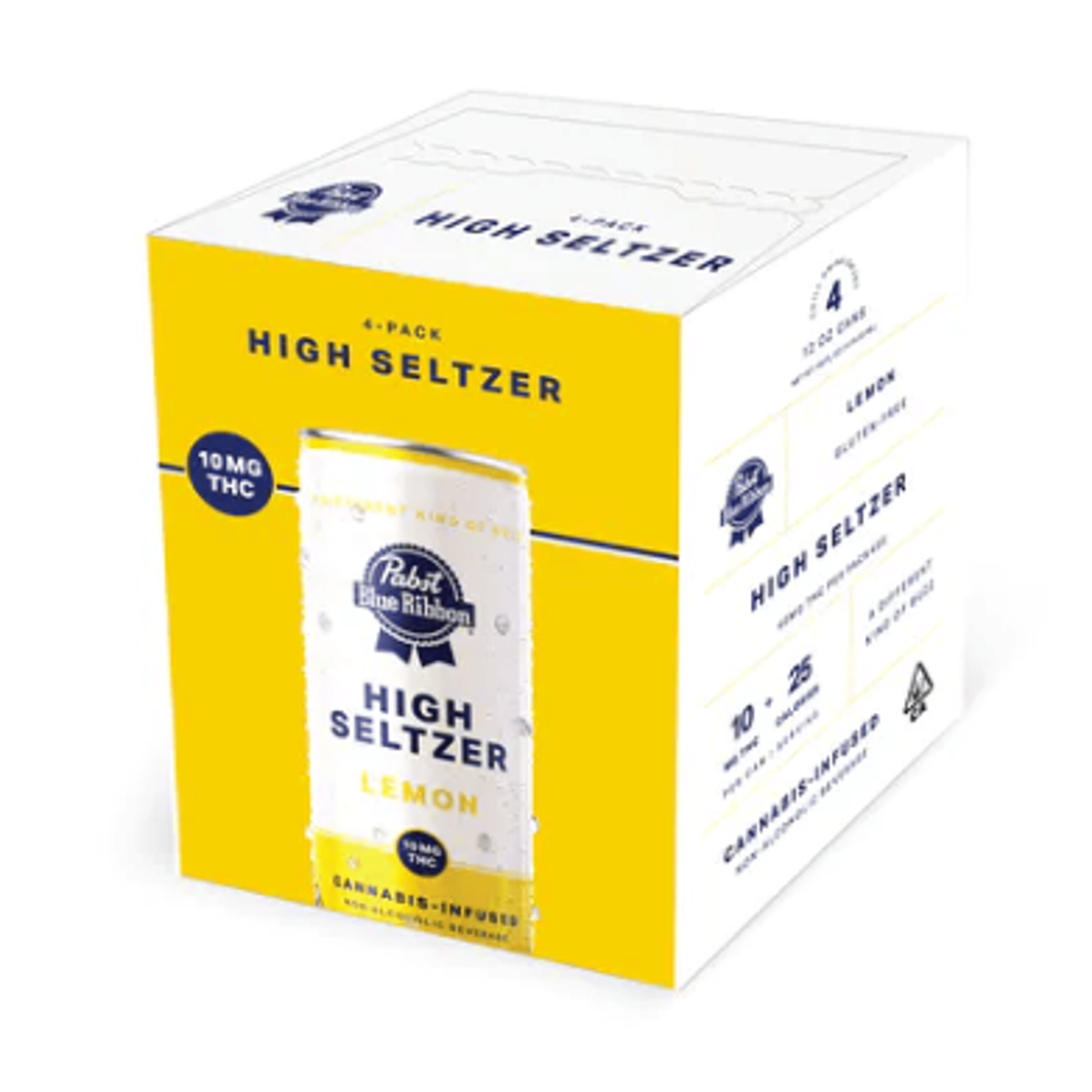Lemon High Seltzer 4Pck - Pabst (PBR) - - $18 - Drinks