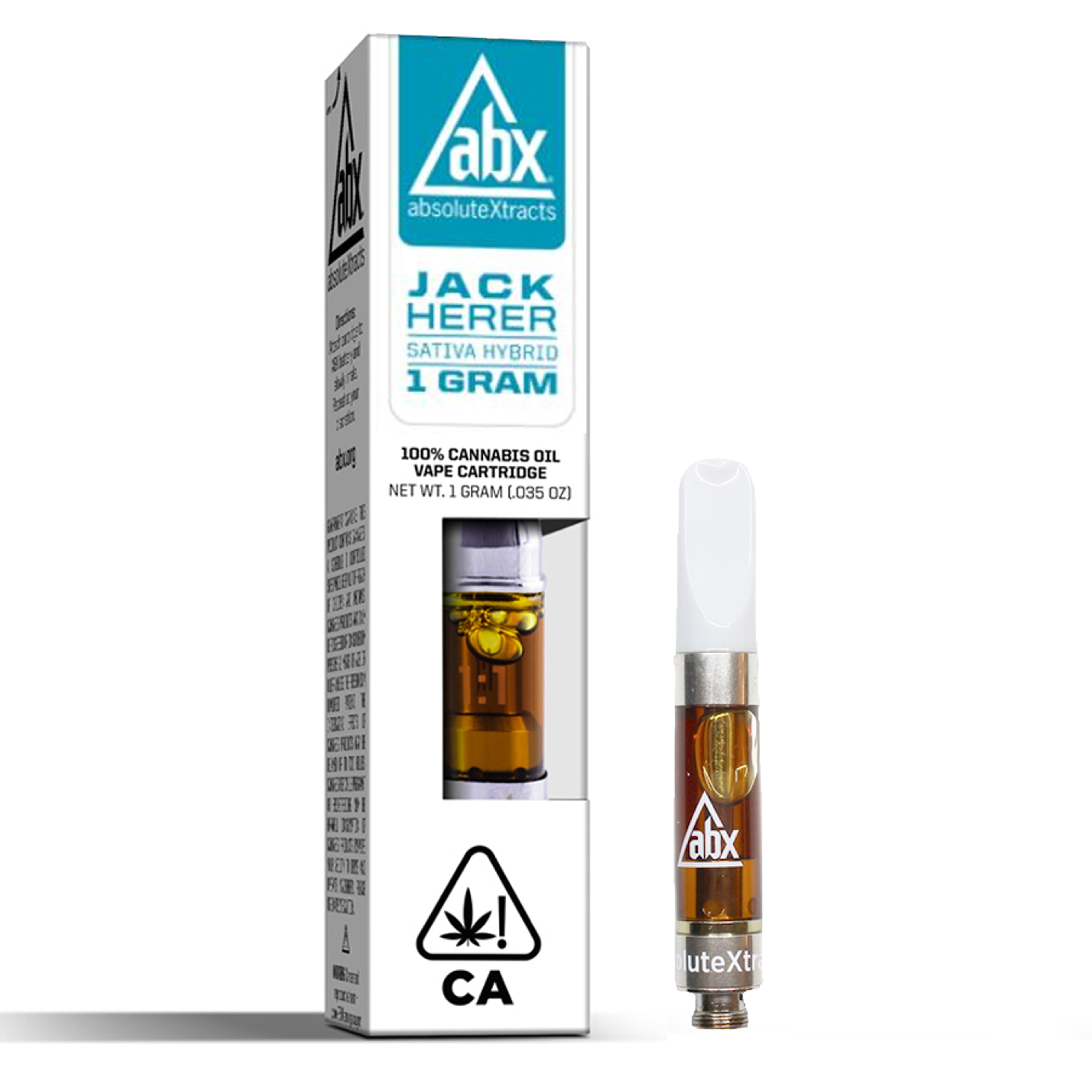 Jack Herer (S/H) ABX 1g Full Spectrum - AbsoluteXtracts - Jack Herer (S) - $32 - Vape Cartridge