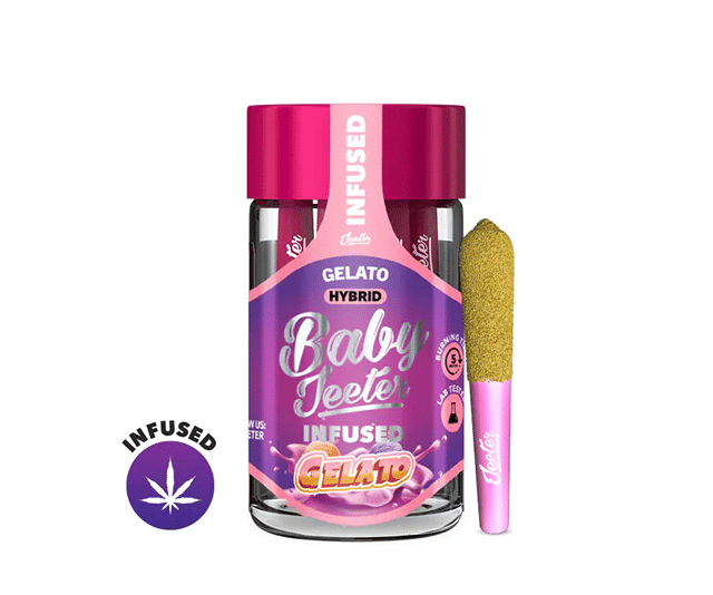 2.5G Pre-Rolls Baby Jeeter Gelato (5PK)