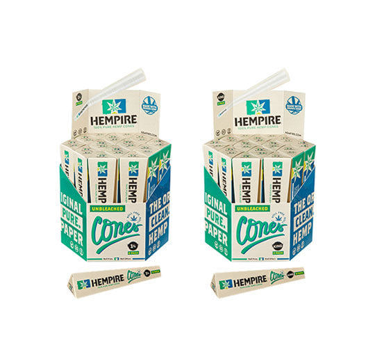 Hempire - Unbleached Cones 1 1/4" 6pk