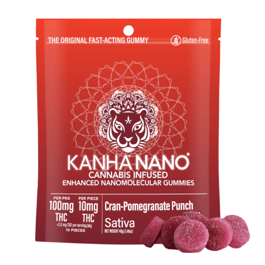 Cran-Pomegranate Punch | Nano Gummies - Kanha -  - $18 - Edibles