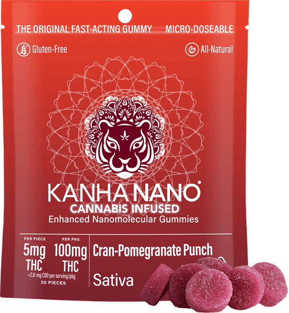 100MG Gummies Nano Cran-Pomegranate Punch