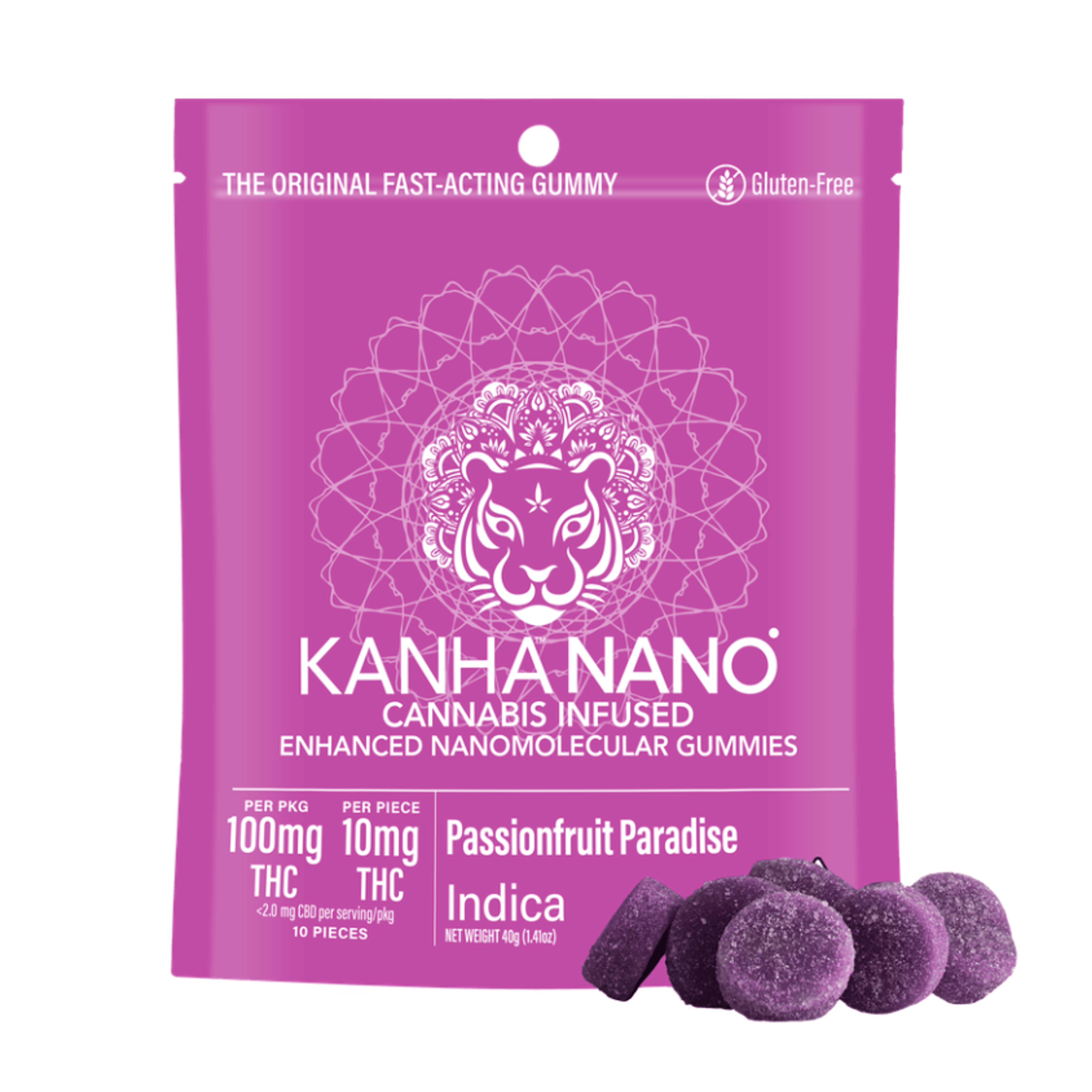 Passionfruit Paradise | Nano Gummies - Kanha - - $18 - Edibles