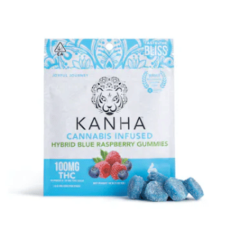 Classic Blue Raspberry Gummies - Kanha -  - $15 - Edible