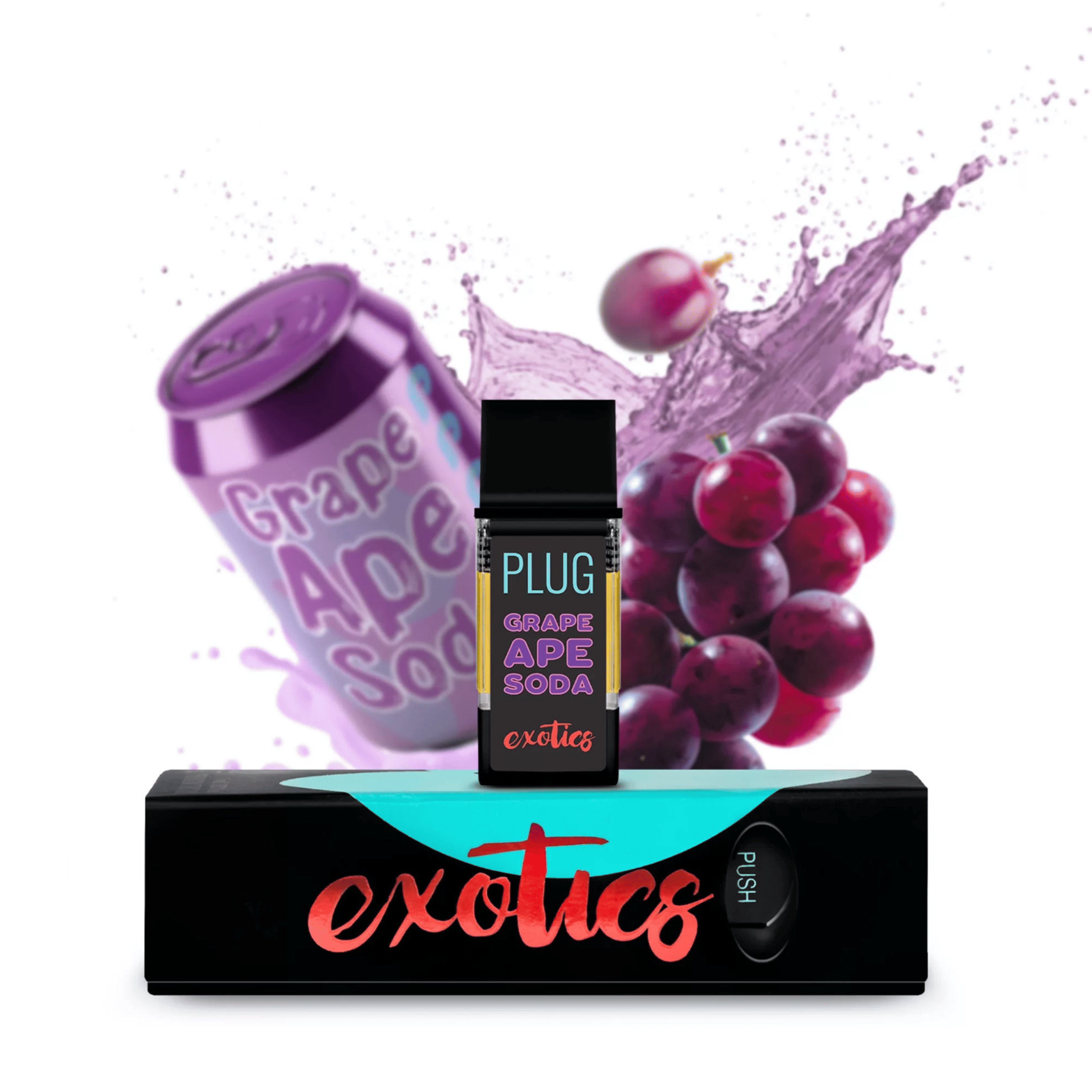 Grape Ape Soda 1g - PLUGPLAY - - $50 - Cartridges