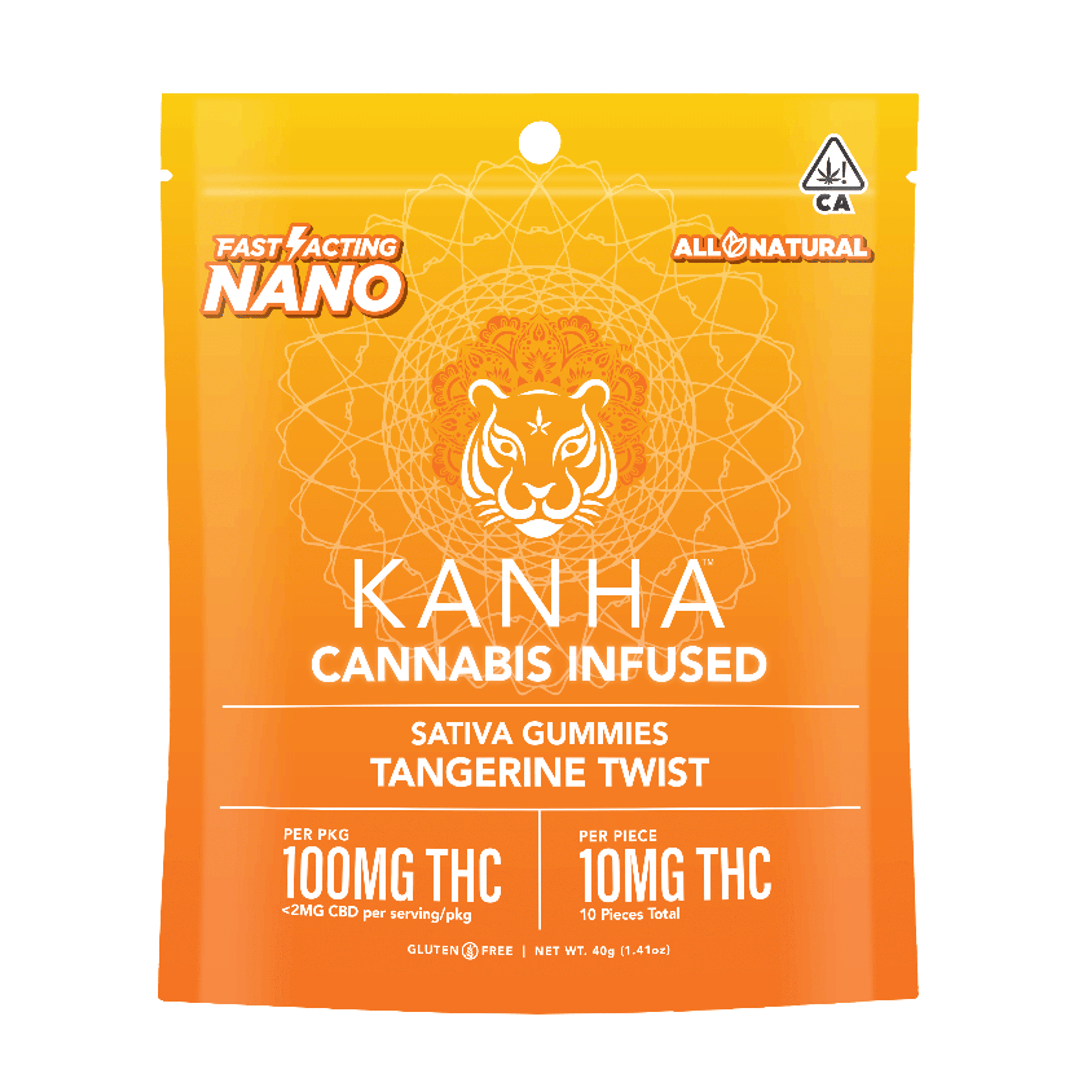 Tangerine Twist | Nano Gummies - Kanha - - $18 - Edibles
