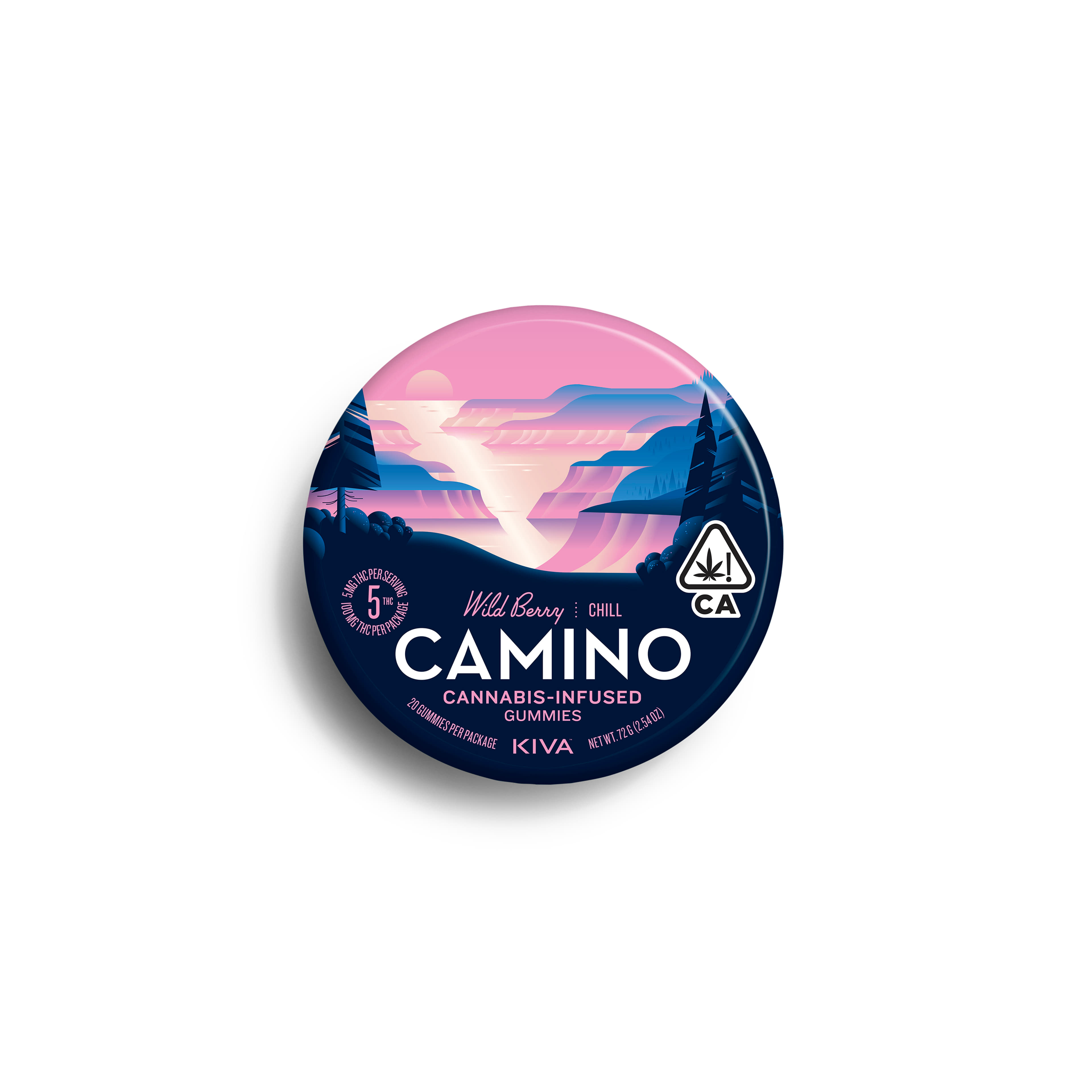Camino Wild Berry Gummies - Kiva - - $25 - Edibles