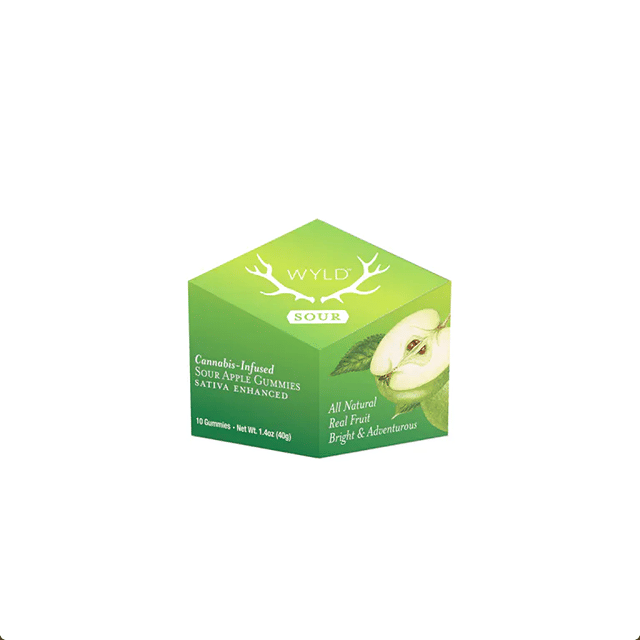 100MG Gummies Sour Apple