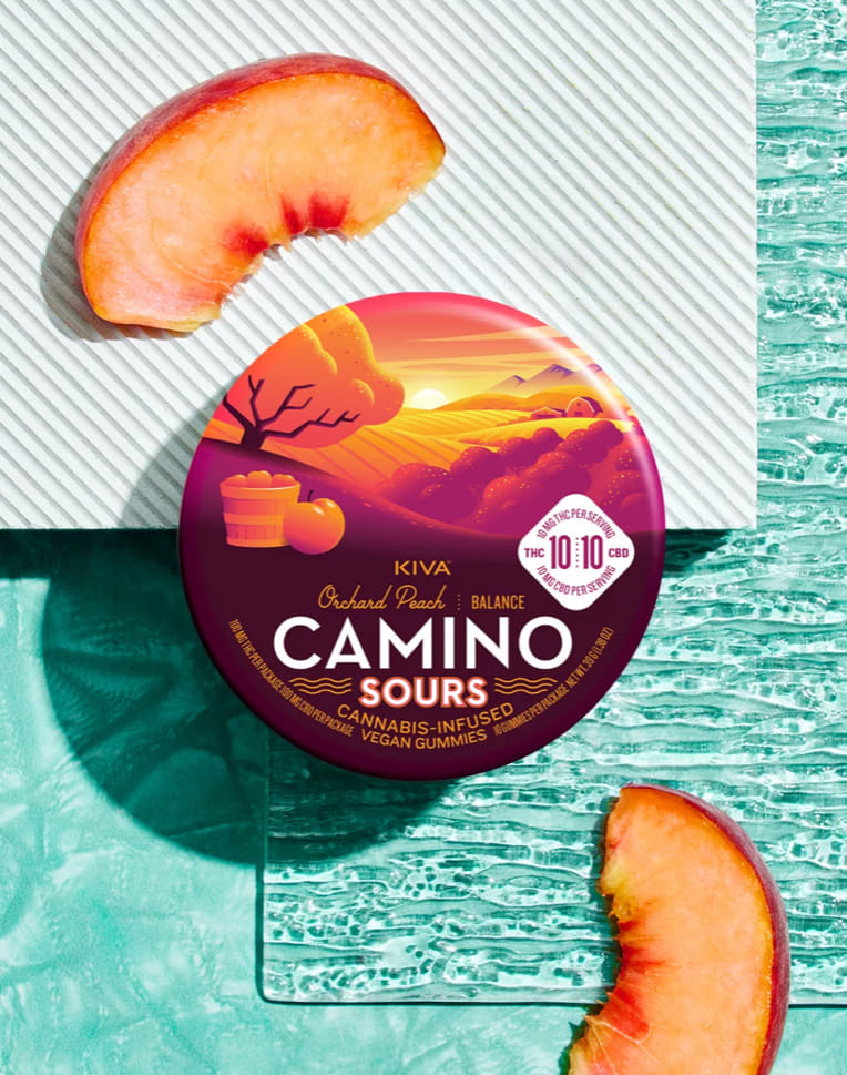 ORCHARD PEACH SOUR Balance GUMMY 10:10 100MG - Camino -  - $19.35 - Edibles