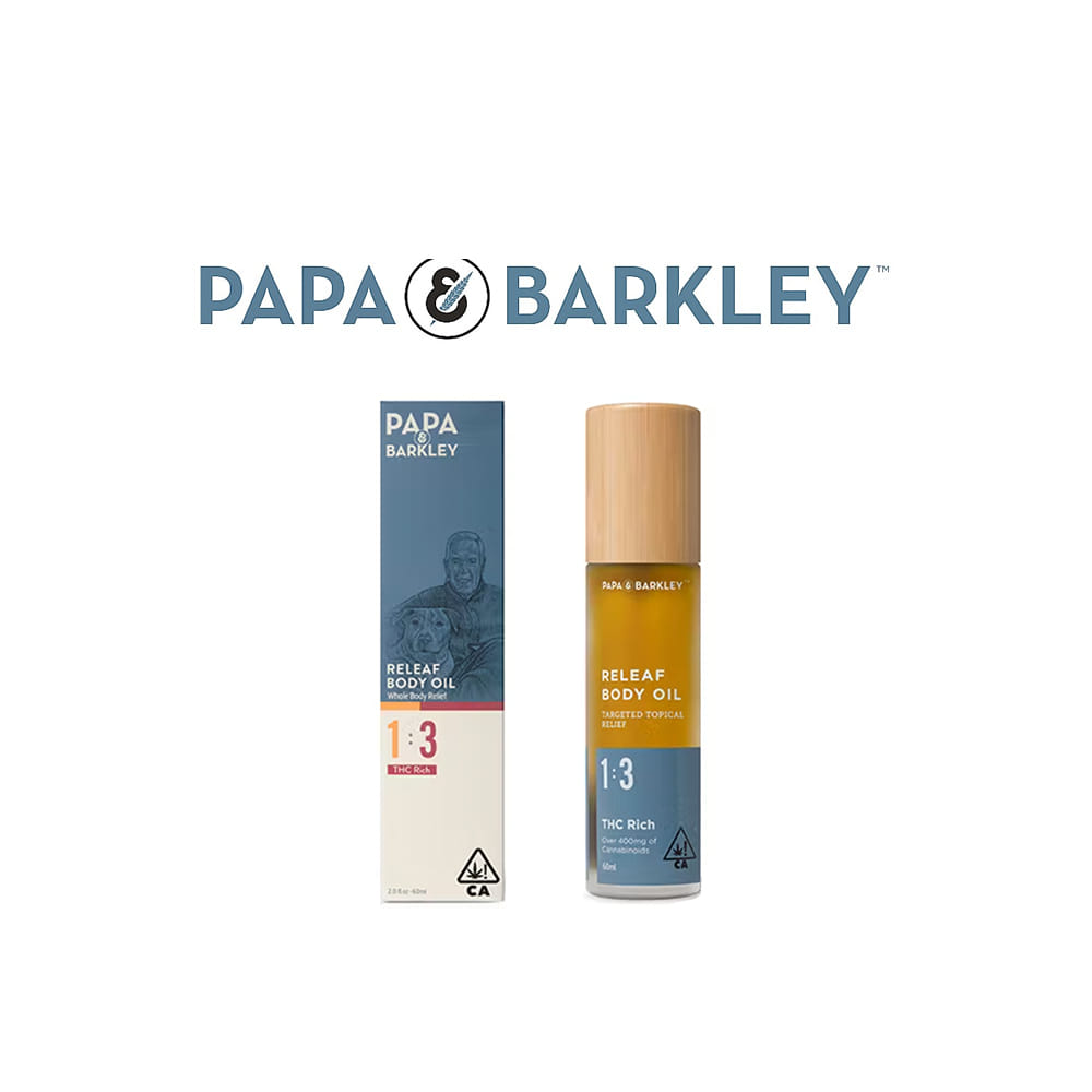 Releaf Body Oil 1:3 60ml - Papa & Barkley - Body Oil - $40 - Topical