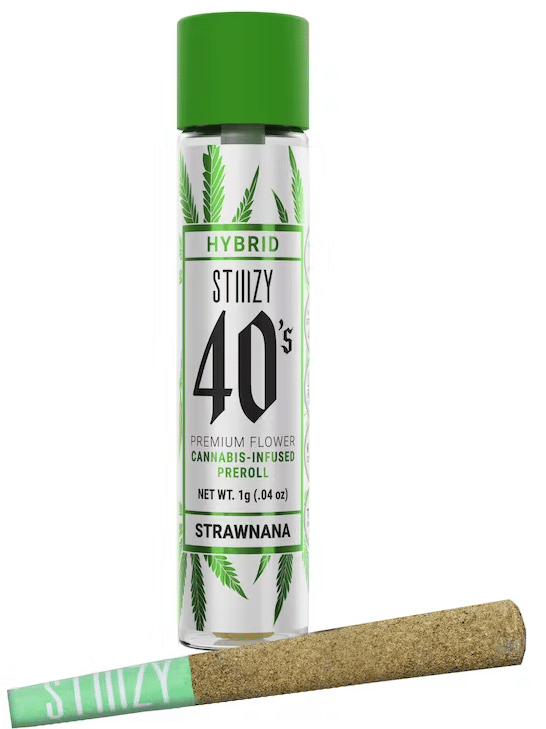 STIIIZY - Strawnana 40s Pre-Roll 1g - Stiiizy - STIIIZY - Strawnana 40s Pre-Roll 1g - $20 - Pre-Roll
