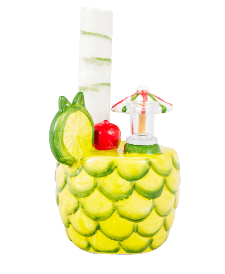 Pina Colada Ceramic Pipe - 7" w/ built-in bowl -  - $49.99 - Accessories