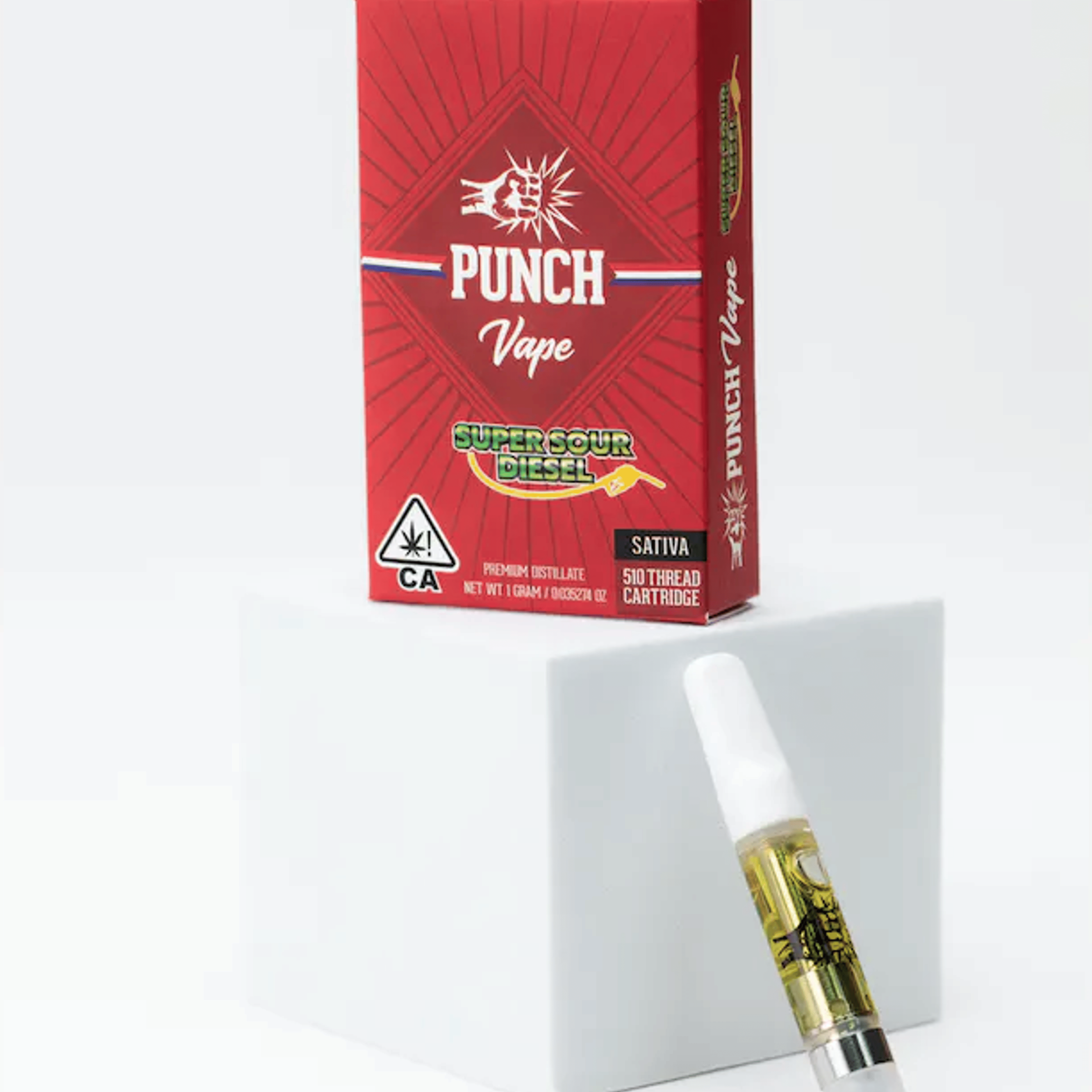 Super Sour Diesel 1g Cart - Punch Edibles & Extracts - - $20 - Cartridges