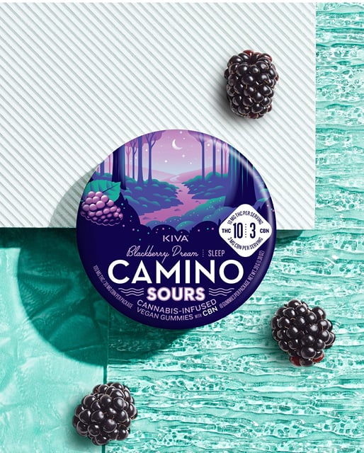 Camino Sour Gummies | Deep Sleep | 10:3 THC:CBN - Blackberry Dream