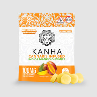 Mango Gummies 100mg - Kanha - Gummies - $14 - Edible