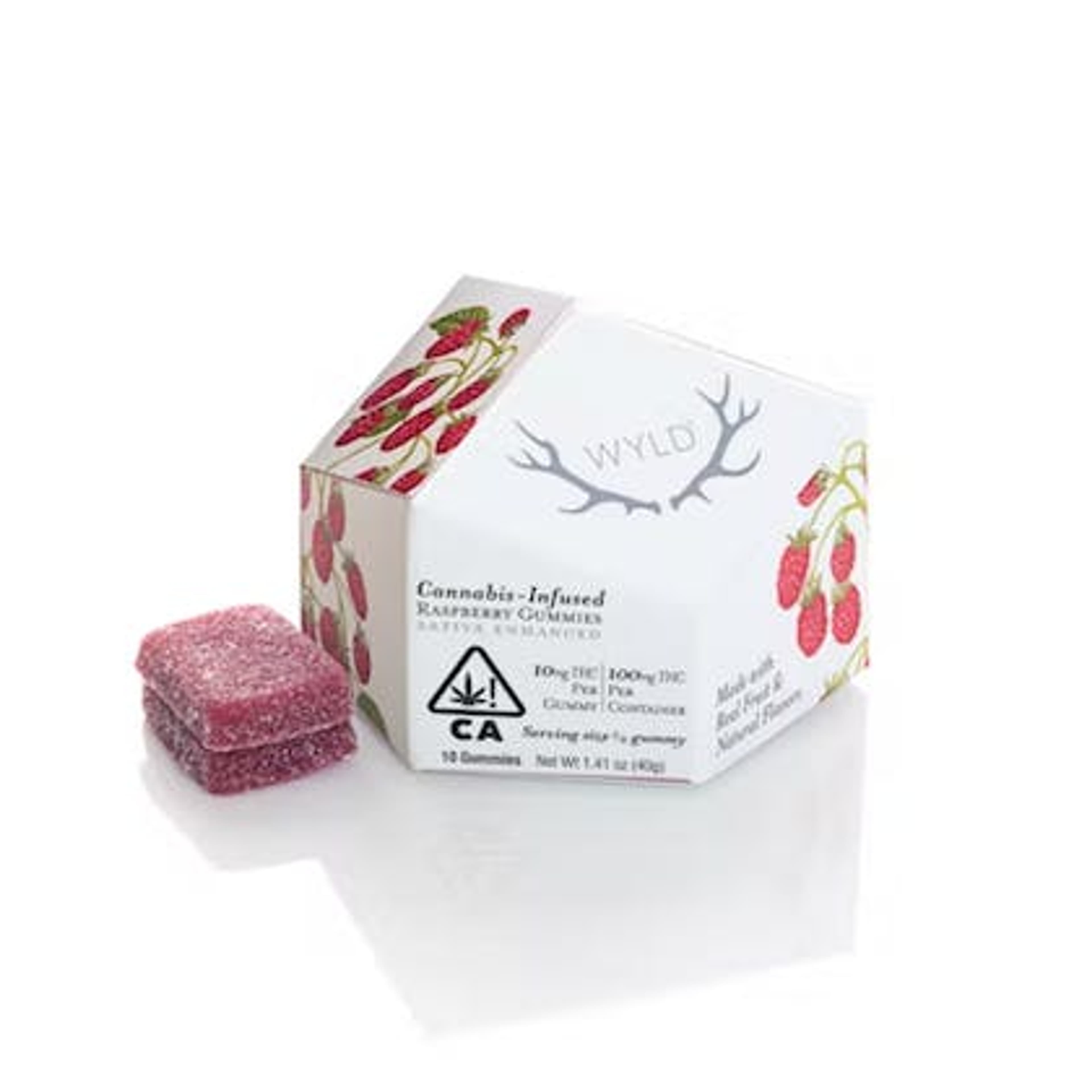 WYLD - Raspberry - Gummies - 100mg THC - Wyld - - $11.99 - Edibles