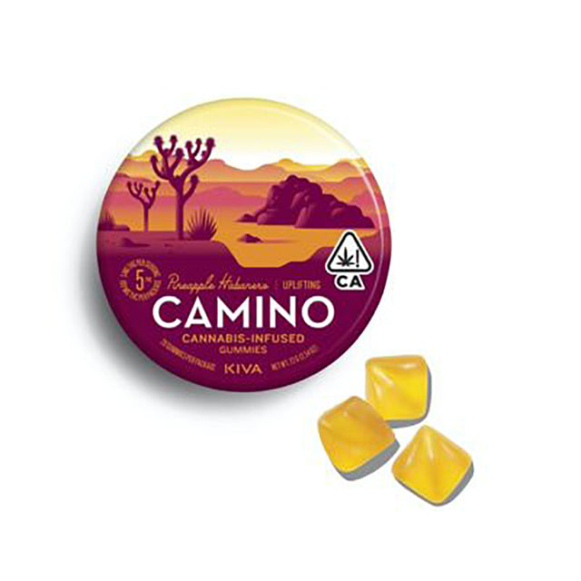 Kiva Camino Gummies - Pineapple Habanero (100mg "Uplifting")