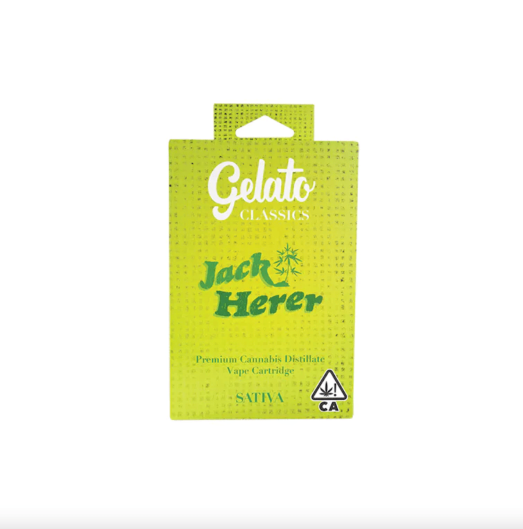 Gelato Classics | 1g - Jack Herer - Cartridge - Sativa - Gelato -  - $27 - Vape Carts