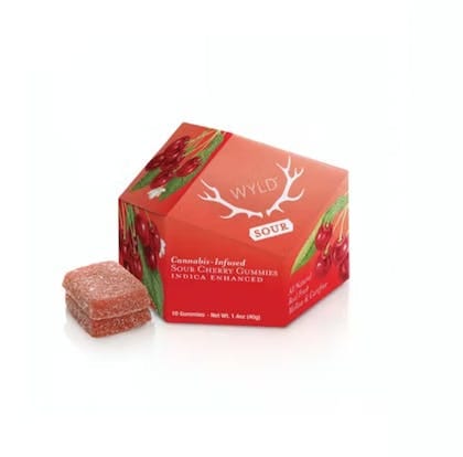WYLD - Sour Cherry - Gummies - 100mg THC - Wyld -  - $11.99 - Edibles