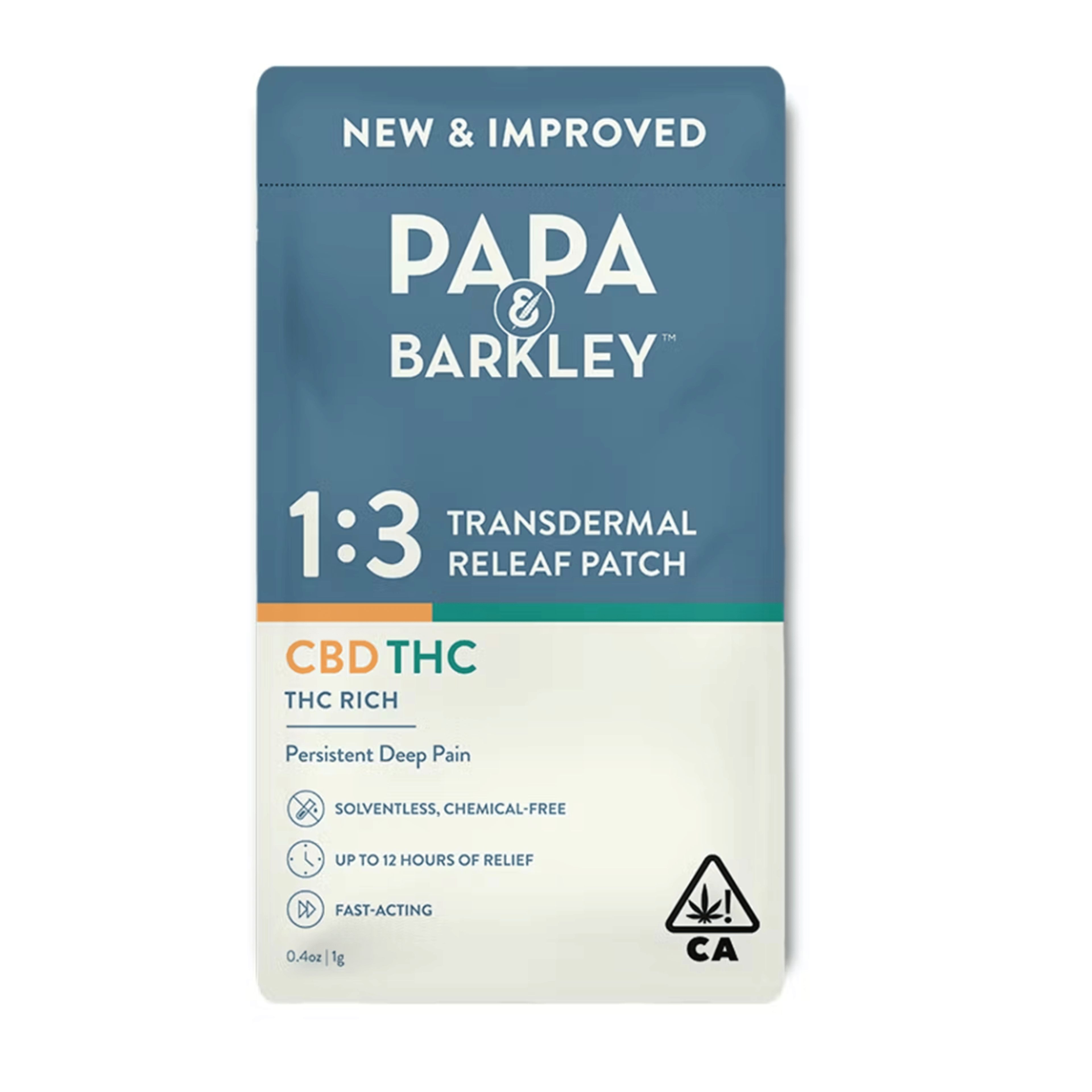 THC Rich Patch 1CBD:3THC - Papa & Barkley - - $13.50 - Topicals