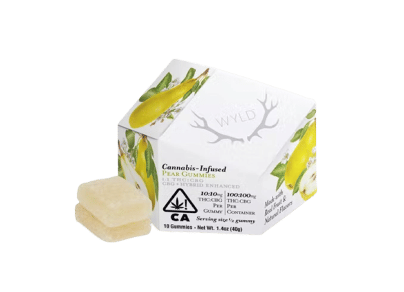 Pear 1:1 CBG Gummies