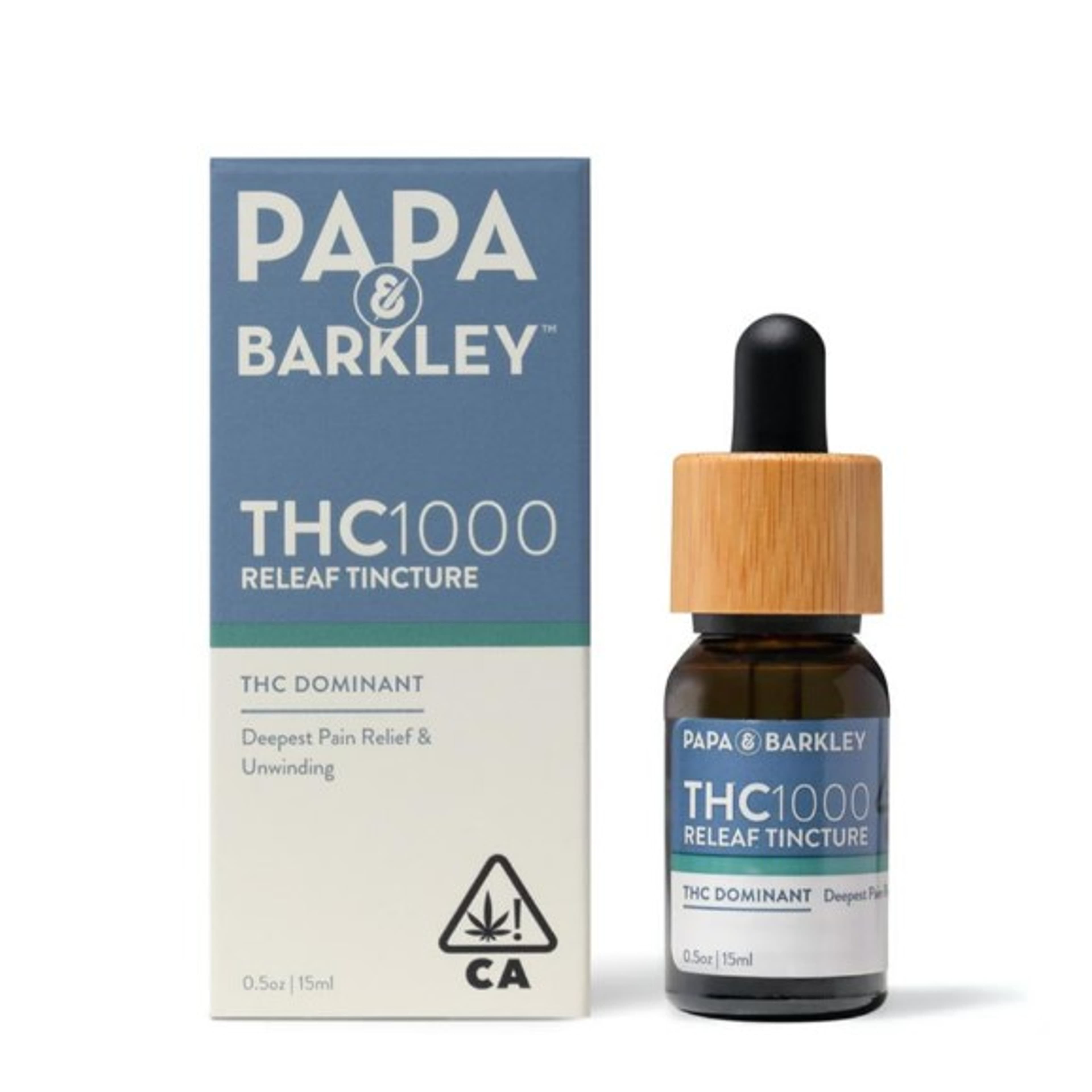 $71.83 - 1000mg THC Rich Tincture Solventless - Papa & Barkley - 15ml - $50 - Wellness