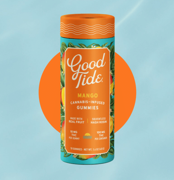 Mango Hash Rosin Gummies - Good Tide -  - $20 - Edible