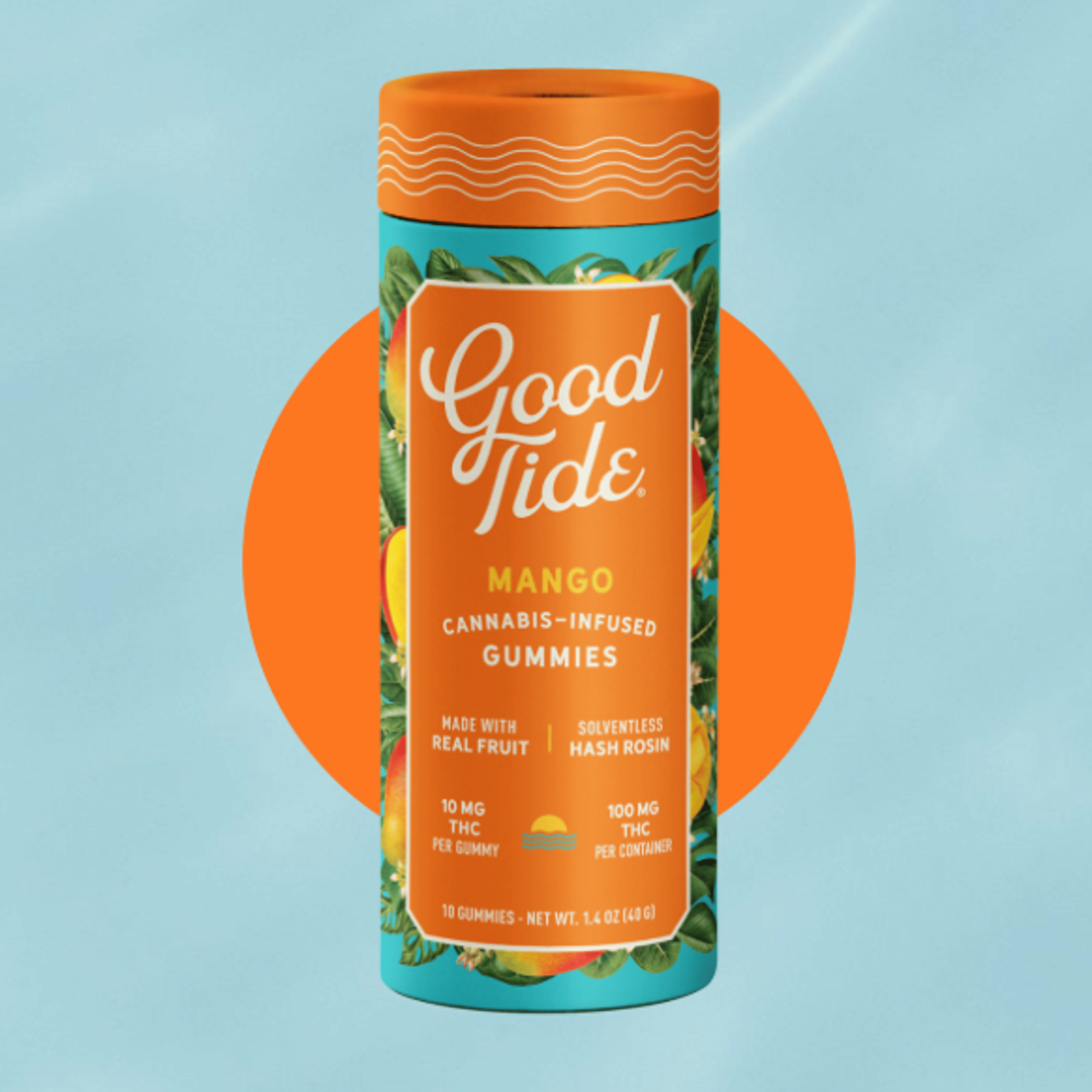 Mango Hash Rosin Gummies - Good Tide - - $20 - Edible