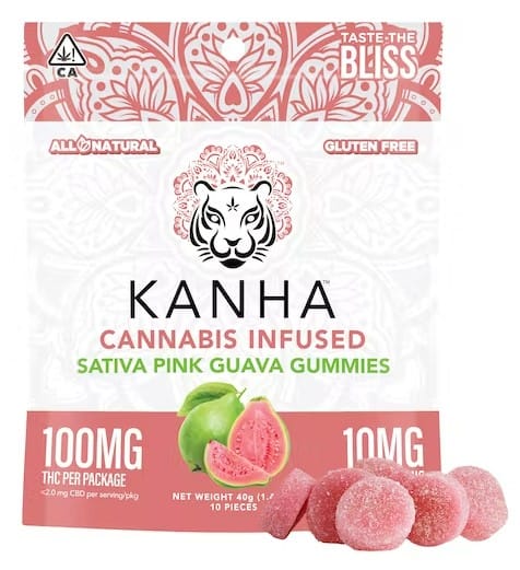 $20.12 Pink Guava Sativa Gummy - Kanha -  - $14.49 - Edibles