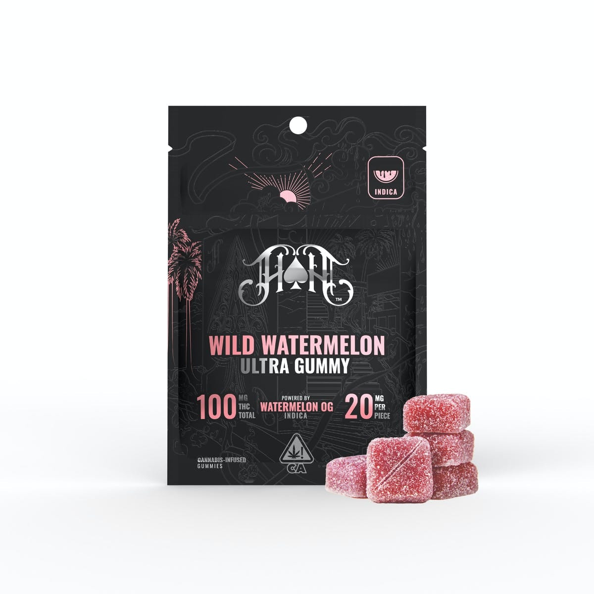 Wild Watermelon Gummies - Heavy Hitters - 5 Piece - $20 - Edibles