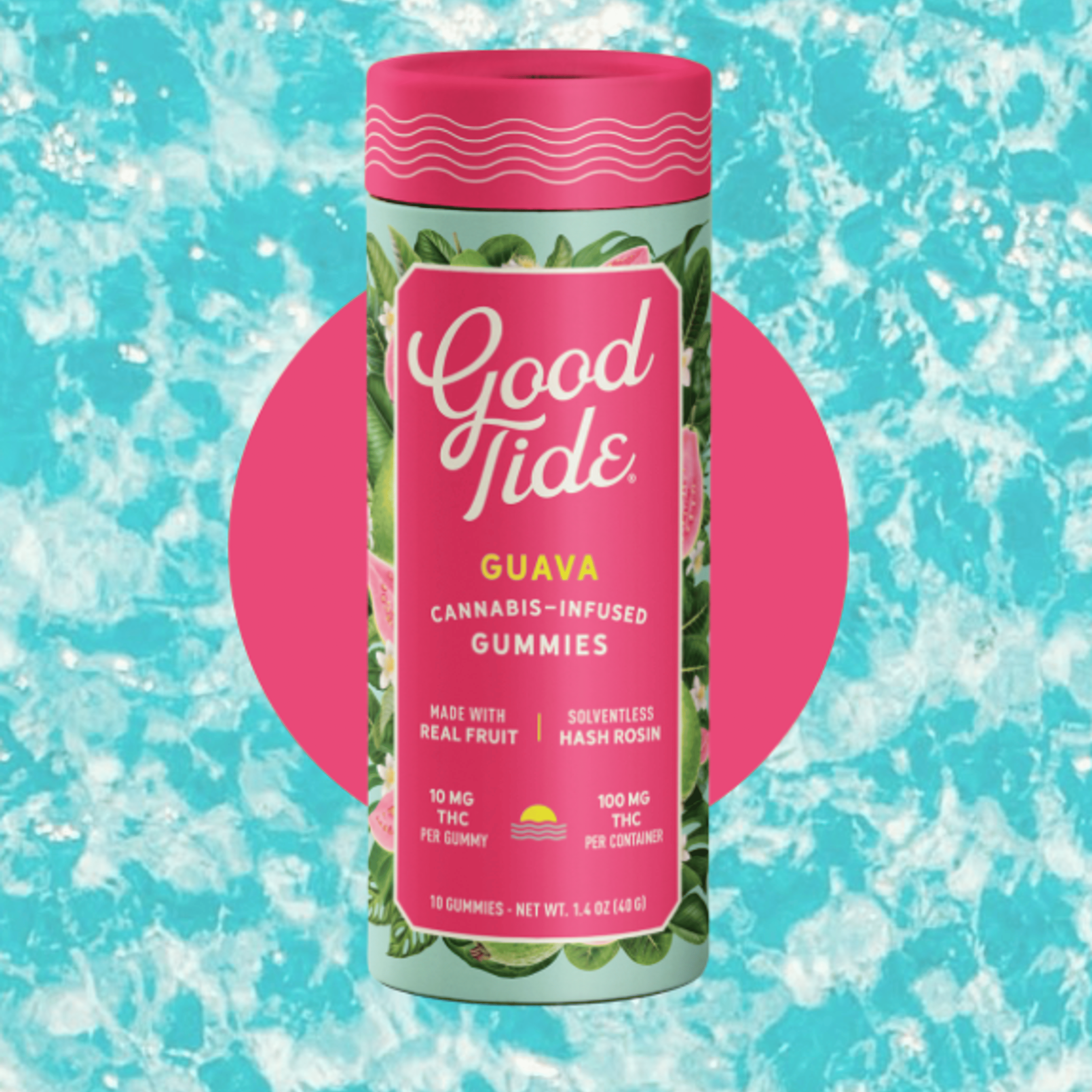 Guava Hash Rosin Gummies - Good Tide - - $20 - Edible