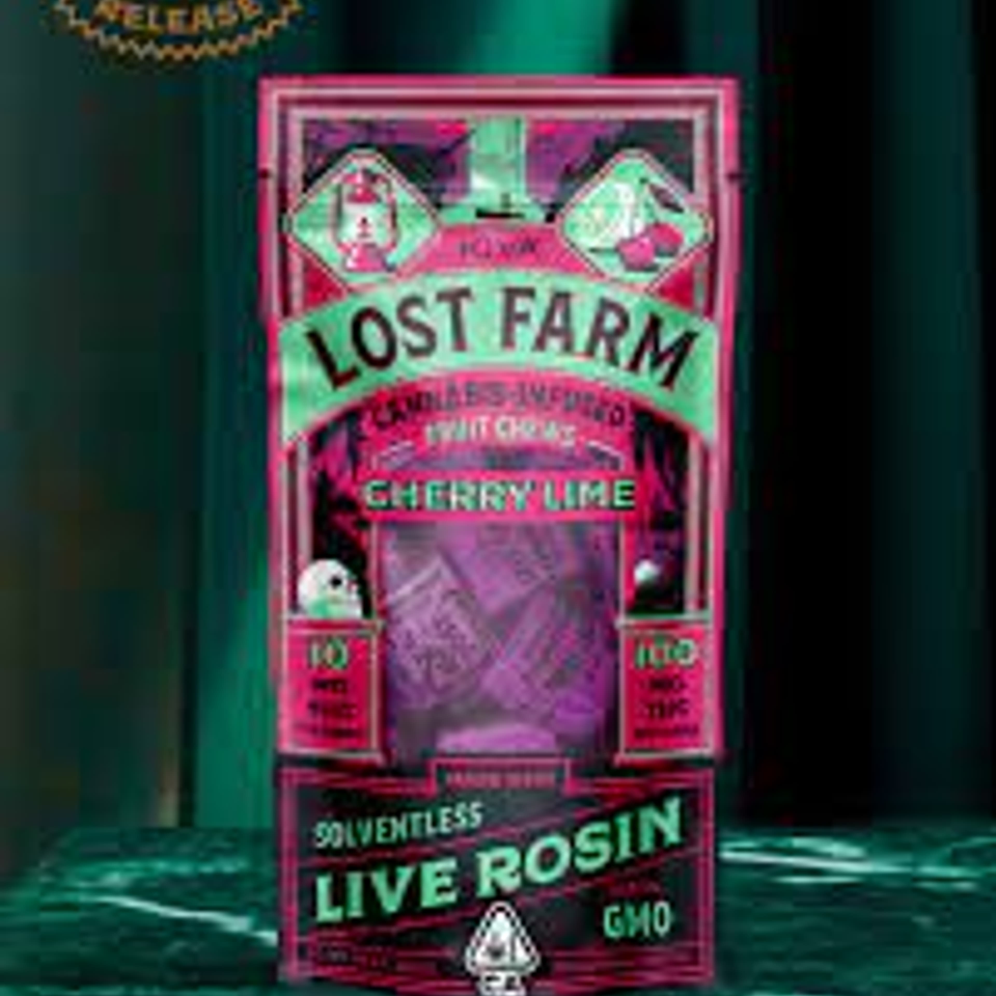 Lost Farm Chews Cherry Lime GMO Rosin - Lost Farm - - $13.20 - Edible