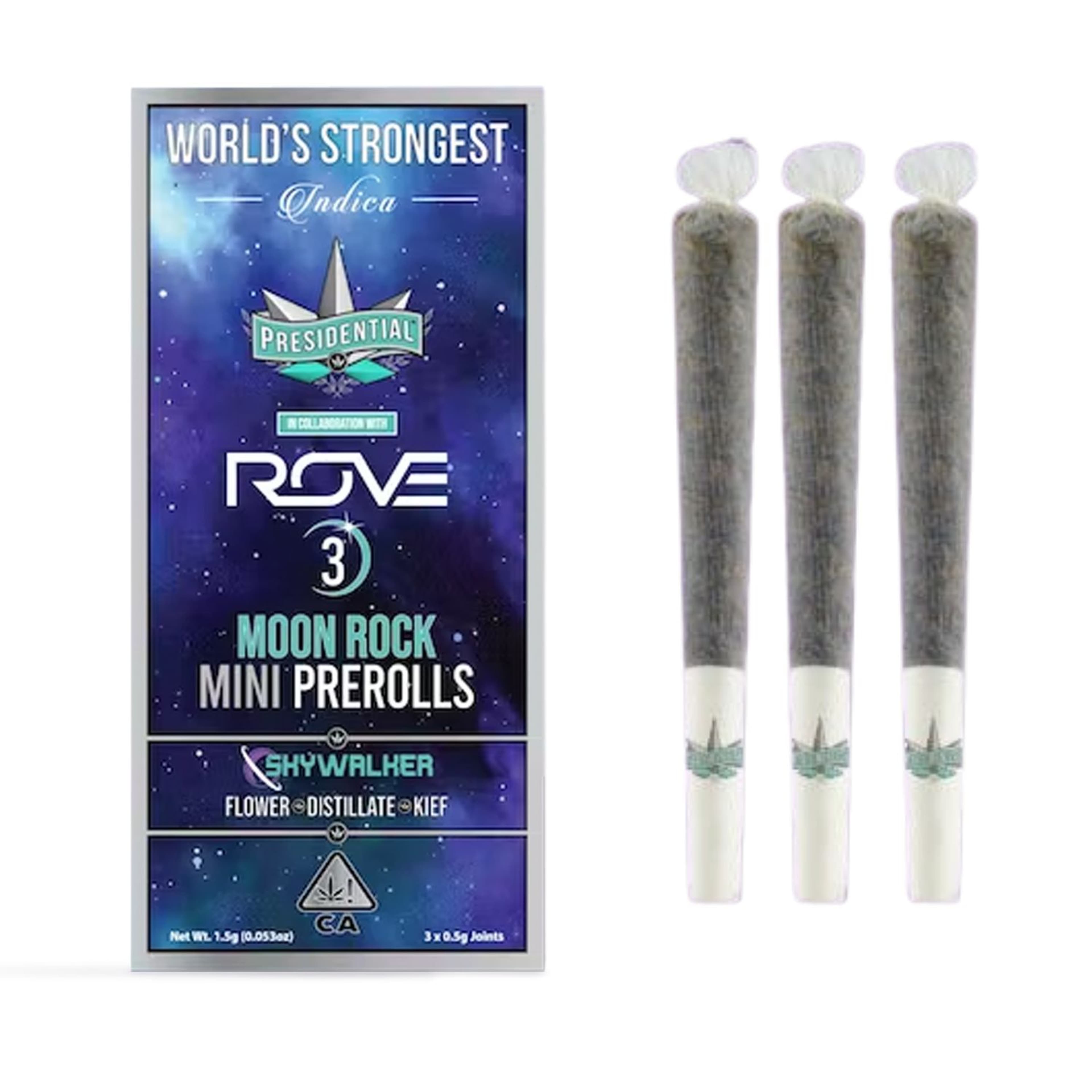 Skywalker Mini Moon Rock Preroll 3pk - Presidential - - $23.24 - Preroll