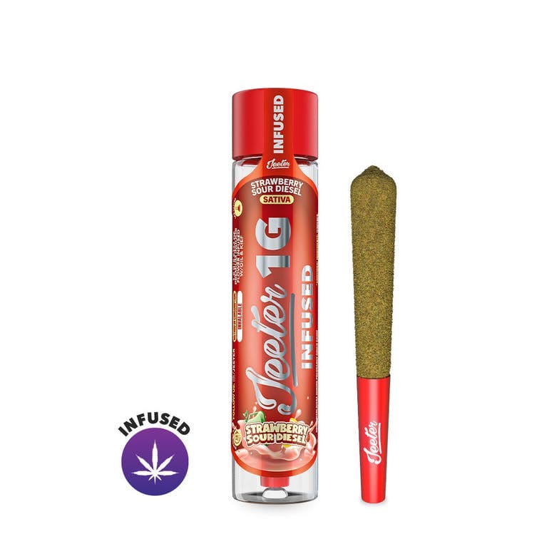 Jeeter - Strawberry Sour Diesel Pre-Roll 1g - Jeeter - Jeeter - Strawberry Sour Diesel Pre-Roll 1g - $20 - Pre-Roll