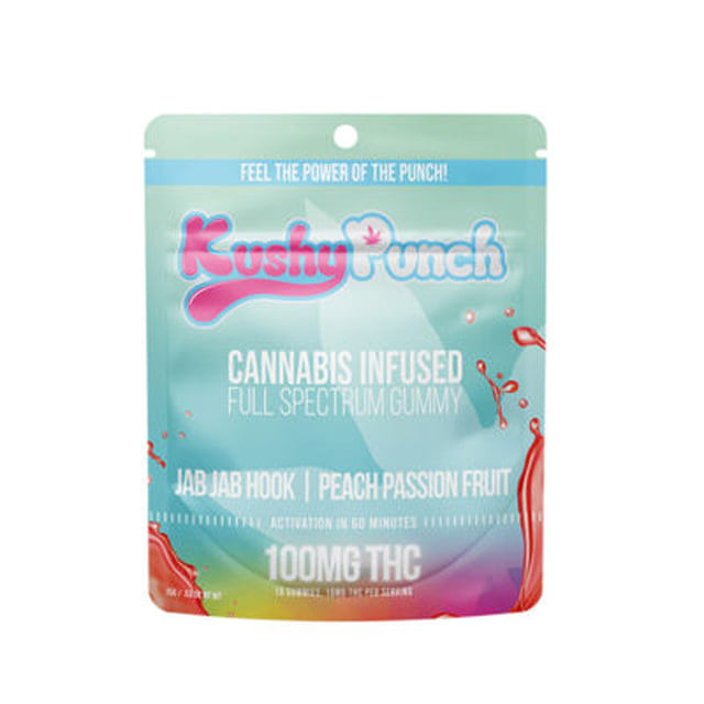 Kushy Punch Gummy - Hybrid/Jab Jab Hook (100mg)