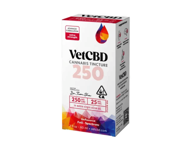 Extra Strength Tincture | 2oz | 10:1 | 250mg CBD | 25mg THC - VETCBD -  - $50 - Tincture